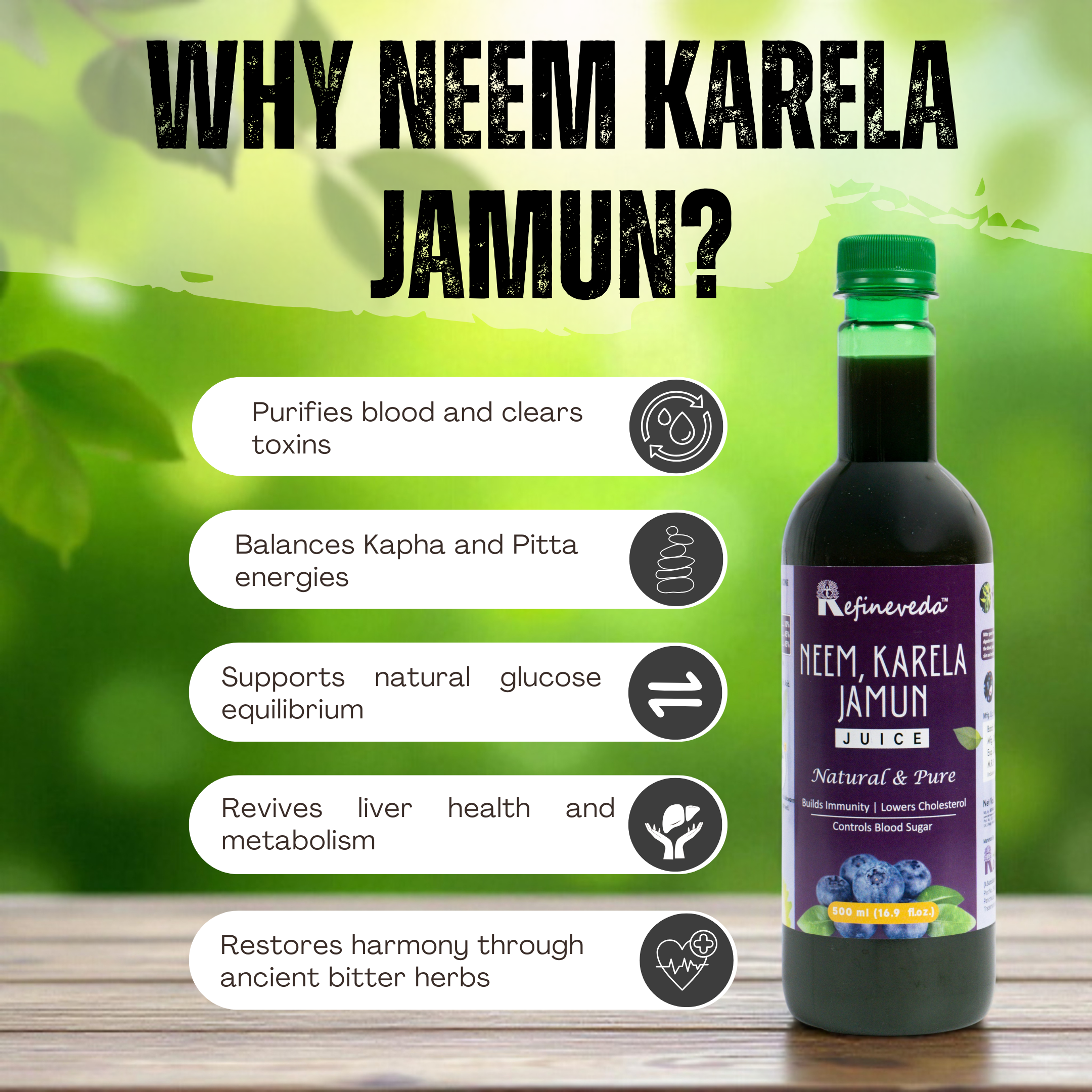 Neem Karela Jamun Juice